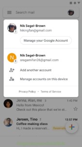 Gmail почта скриншот 2