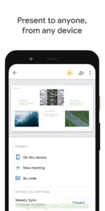 Google Презентации скриншот 2