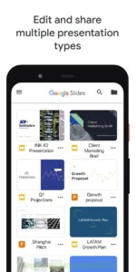 Google Презентации скриншот 4